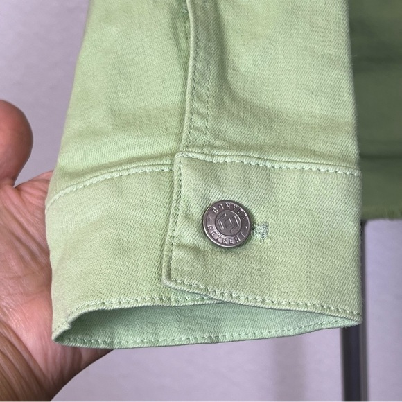 Canyon Retreat Women’s Green Denim Jacket Size XL - Picture 6 of 12